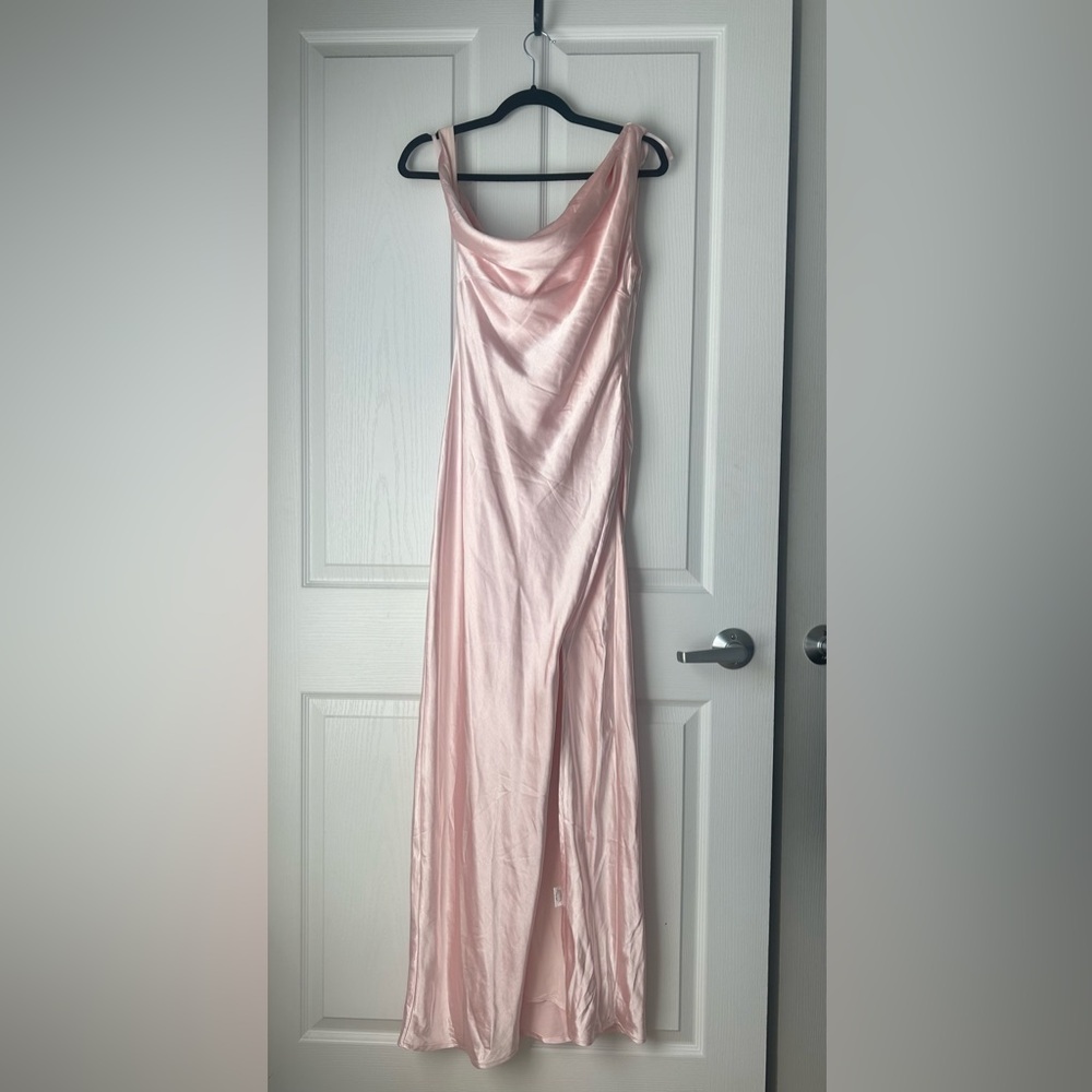 Light Pink Formal Maxi Dress